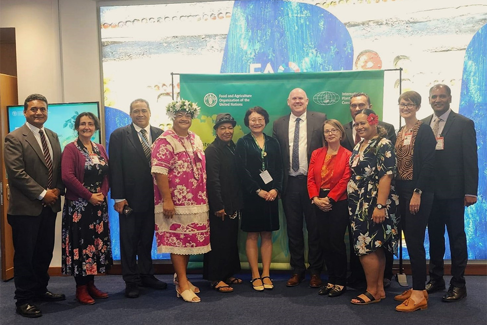 Image of South-West Pacific delegation to CPM18.