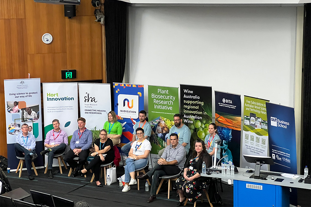 Image of Departmental staff Andrew Pearce, Brendon Reading and Jo Lee were among the subject matter experts on the Q&A panel