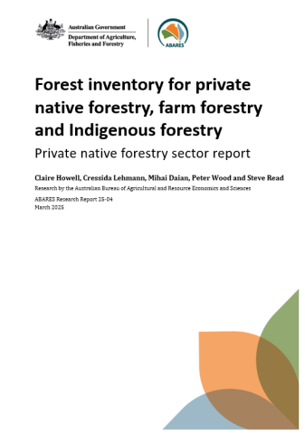 Image of the cover of Private native forestry sector report